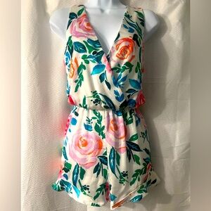 Everly floral playsuit